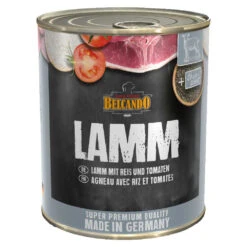 Belcando Super Premium Lamm Mit Reis & Tomaten Nassfutter 6 X 400 G -Angebote Futter Reich Store belcando nassfutter lamm mit reis 800g 1 1
