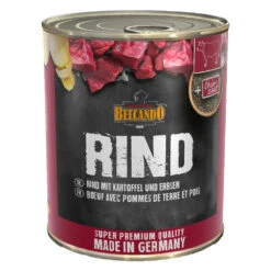 Belcando Super Premium Rind Mit Kartoffeln & Erbsen Nassfutter 24 X 800 G