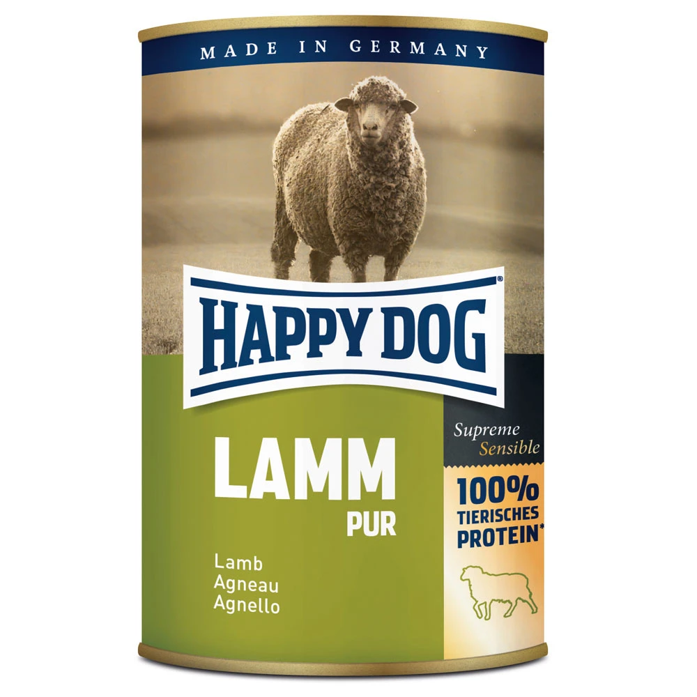 Happy Dog Lamm Pur Nassfutter 12 X 400 G 3 Happy Dog Lamm Pur Nassfutter 12 X 400 G