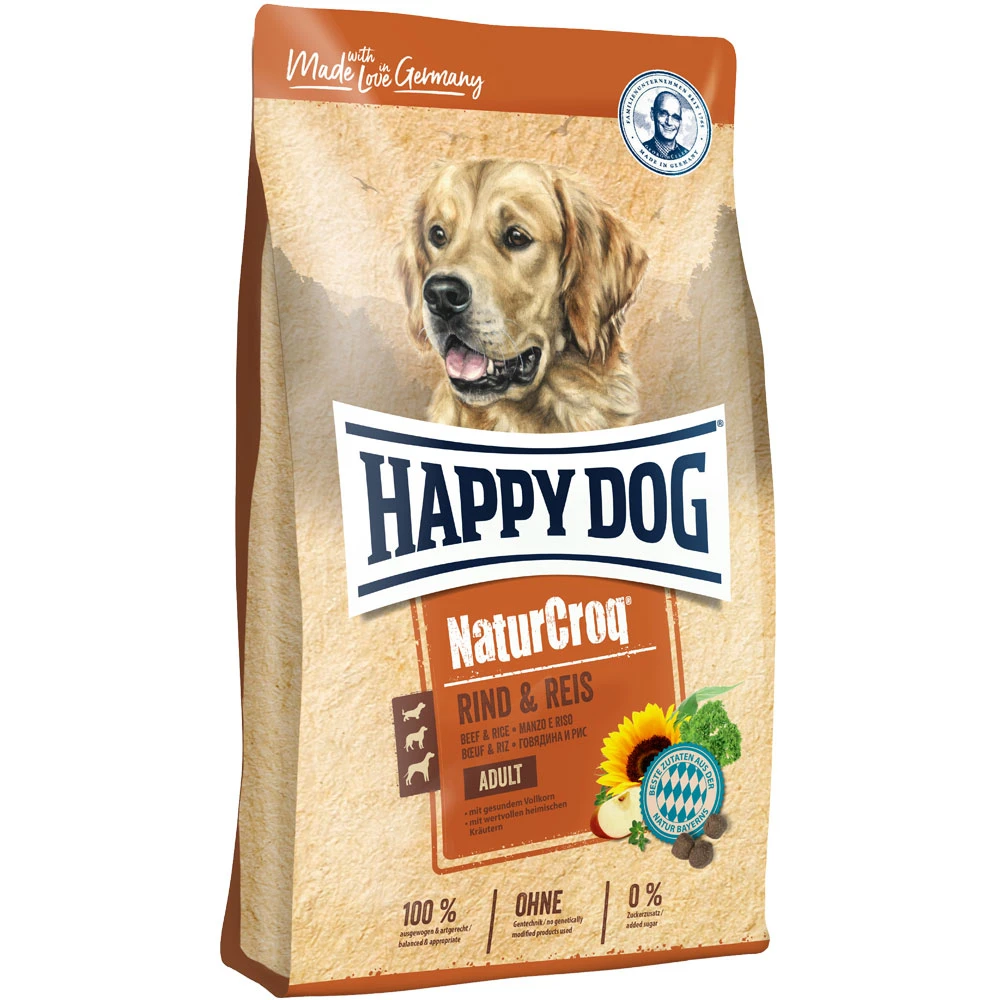 Happy Dog NaturCroq Rind & Reis Trockenfutter 2 X 15 Kg 3 Happy Dog NaturCroq Rind & Reis Trockenfutter 2 X 15 Kg