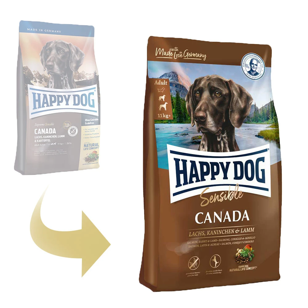 Happy Dog Supreme Sensible Canada Trockenfutter 4 Kg 4 Happy Dog Supreme Sensible Canada Trockenfutter 4 Kg – Bild 2