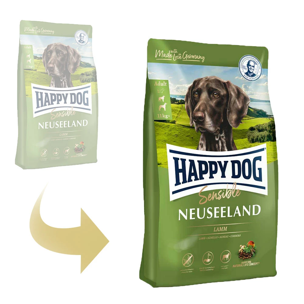Happy Dog Supreme Sensible Neuseeland Trockenfutter 4 Kg 4 Happy Dog Supreme Sensible Neuseeland Trockenfutter 4 Kg – Bild 2
