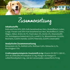 Müller’s Naturhof Kalb Und Pute Nassfutter 6 X 800 G -Angebote Futter Reich Store hund nassfutter kalb und pute zusammensetzung 1