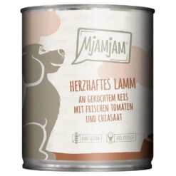 Mjamjam Herzhaftes Lamm Nassfutter 24 X 800 G