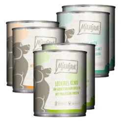 Mjamjam Mahlzeit Mixpaket Mit Huhn, Rind Und Pute Nassfutter 24 X 400 G