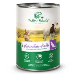 Müller’s Naturhof Kaninchen Und Kalb Nassfutter 6 X 400 G