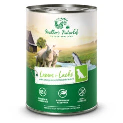 Müller’s Naturhof Lamm Und Lachs Nassfutter 12 X 400 G
