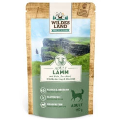 Angebote Futter Reich Store 28 Wildes Land Classic Adult Lamm Mit Reis, Zucchini, Wildkräutern Und Distelöl Nassfutter 32 X 150 G