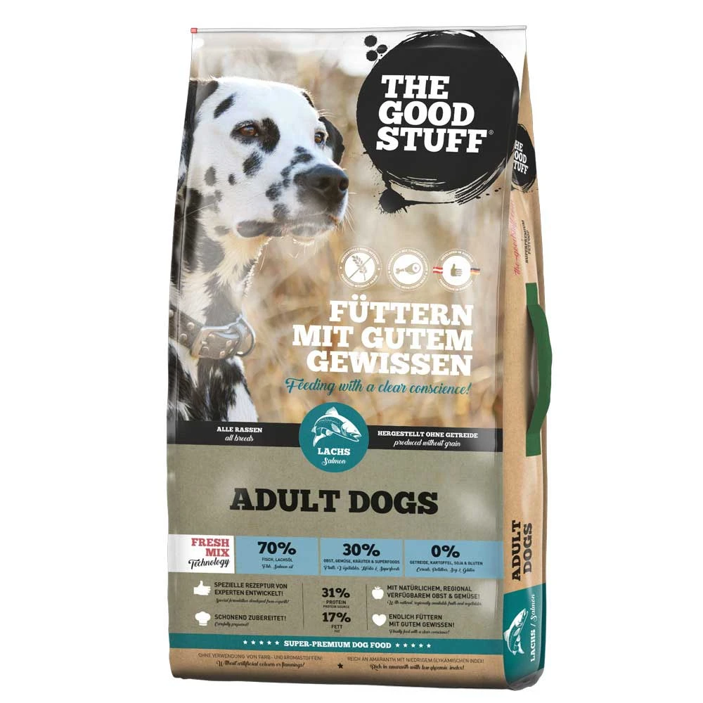 The Goodstuff Adult Dogs Lachs Trockenfutter 12,5 Kg 3 The Goodstuff Adult Dogs Lachs Trockenfutter 12,5 Kg