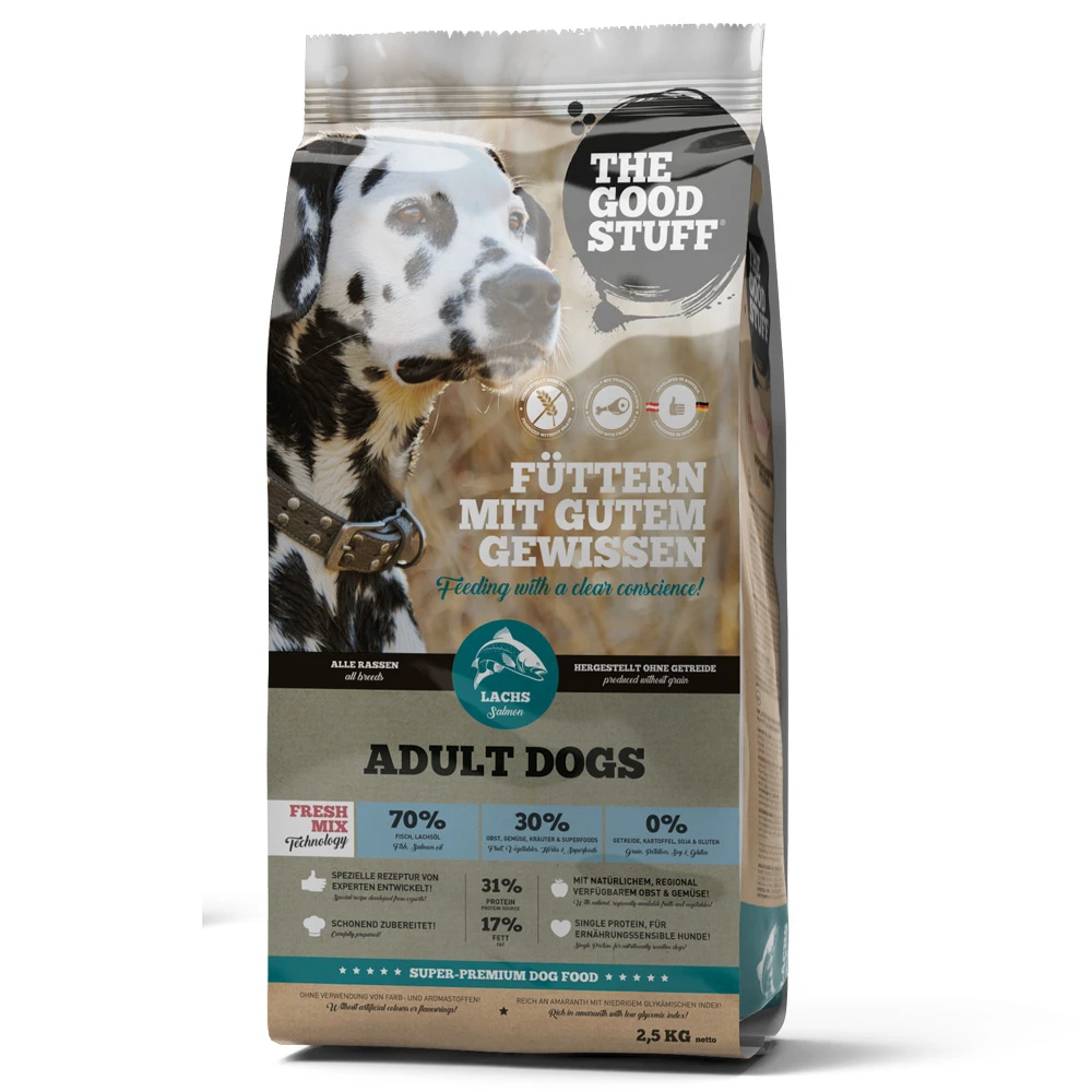 The Goodstuff Adult Dogs Lachs Trockenfutter 12,5 Kg 4 The Goodstuff Adult Dogs Lachs Trockenfutter 12,5 Kg – Bild 2