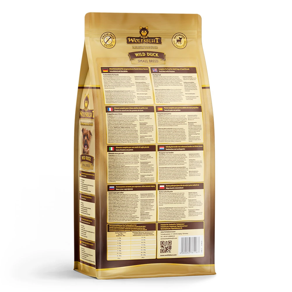 Wolfsblut Wild Duck - Ente Und Kartoffel Trockenfutter 2 Kg – Bild 3