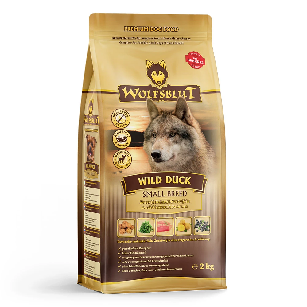 Wolfsblut Wild Duck - Ente Und Kartoffel Trockenfutter 2 Kg