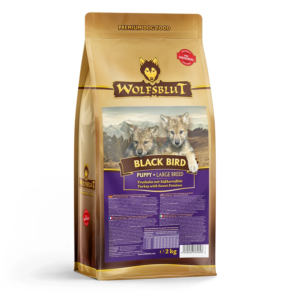 Wolfsblut Black Bird - Truthahn Und Süßkartoffel Trockenfutter 3 X 2 Kg