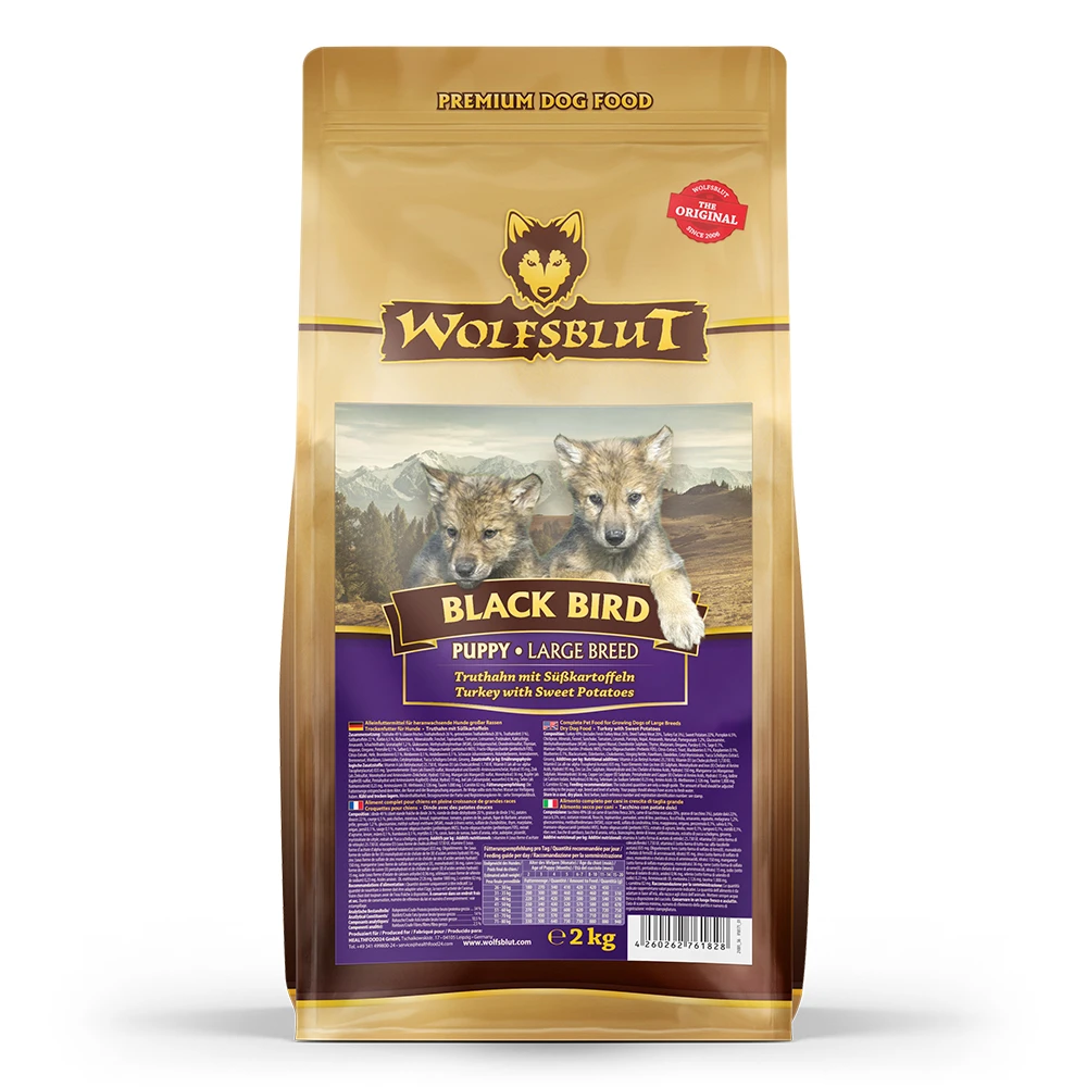 Wolfsblut Black Bird - Truthahn Und Süßkartoffel Trockenfutter 3 X 2 Kg – Bild 2