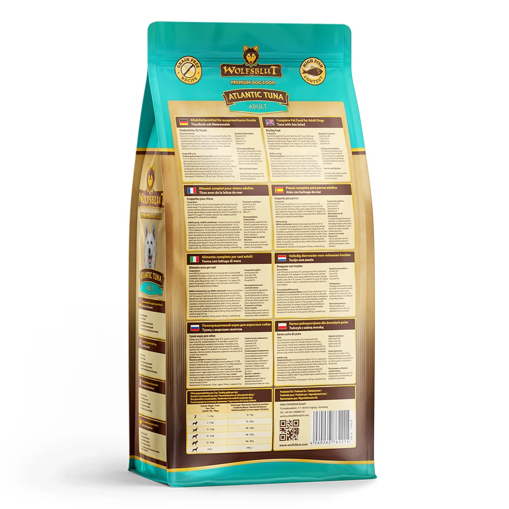 Wolfsblut Atlantic Tuna - Thunfisch Und Meeressalat Trockenfutter 2 Kg 5 Wolfsblut Atlantic Tuna - Thunfisch Und Meeressalat Trockenfutter 2 Kg – Bild 3