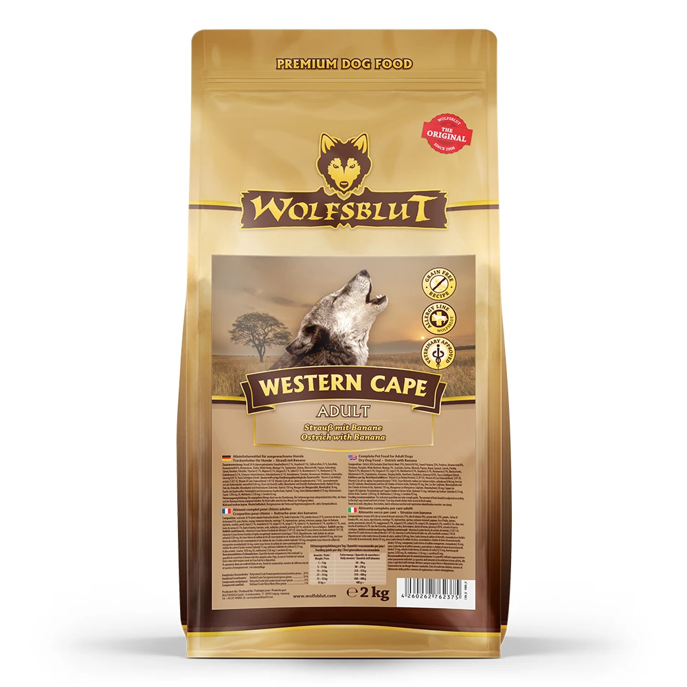 Wolfsblut Adult Western Cape - Strauß Und Banane Trockenfutter 4 X 2 Kg 4 Wolfsblut Adult Western Cape - Strauß Und Banane Trockenfutter 4 X 2 Kg – Bild 2