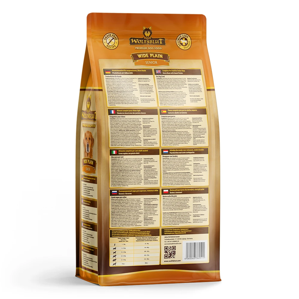 Wolfsblut Senior Wide Plain - Pferdefleisch Und Süßkartoffel Trockenfutter 2 Kg 5 Wolfsblut Senior Wide Plain - Pferdefleisch Und Süßkartoffel Trockenfutter 2 Kg – Bild 3