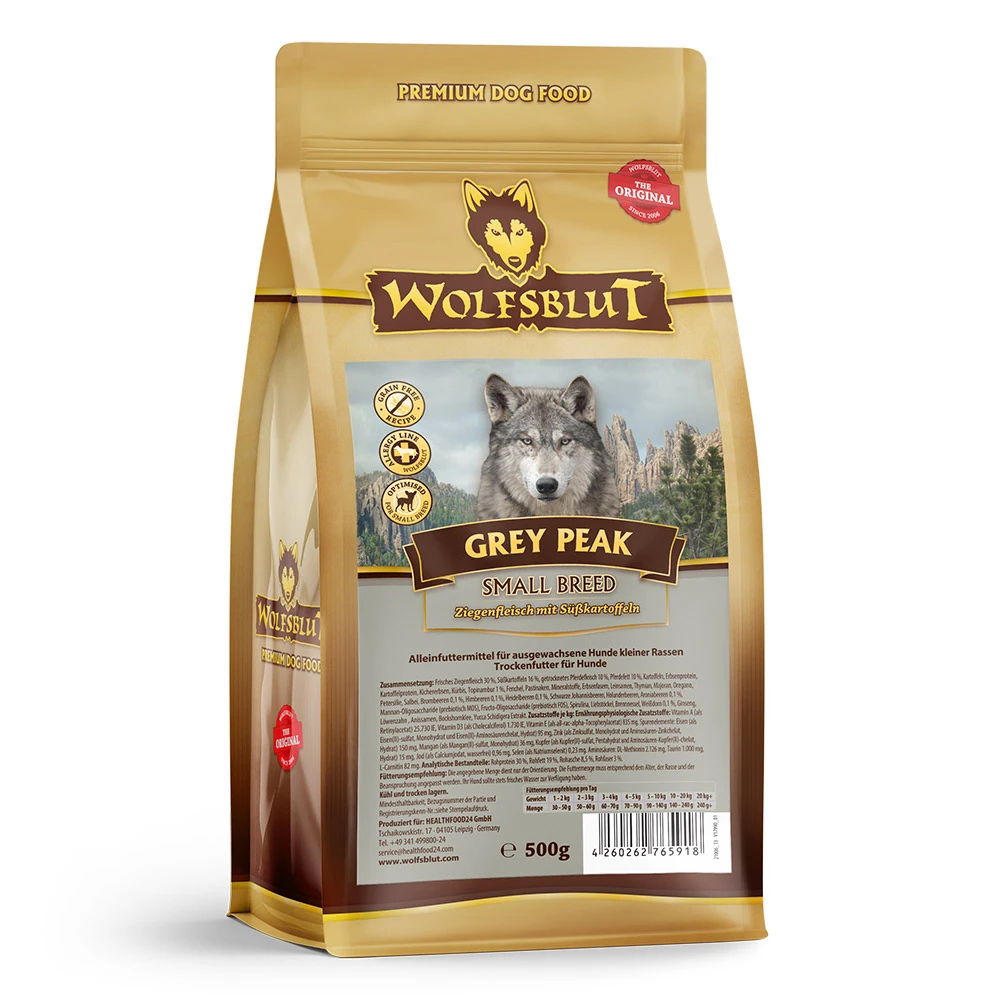 Wolfsblut Grey Peak - Ziegenfleisch Und Süßkartoffel Trockenfutter 4 X 500 G 3 Wolfsblut Grey Peak - Ziegenfleisch Und Süßkartoffel Trockenfutter 4 X 500 G