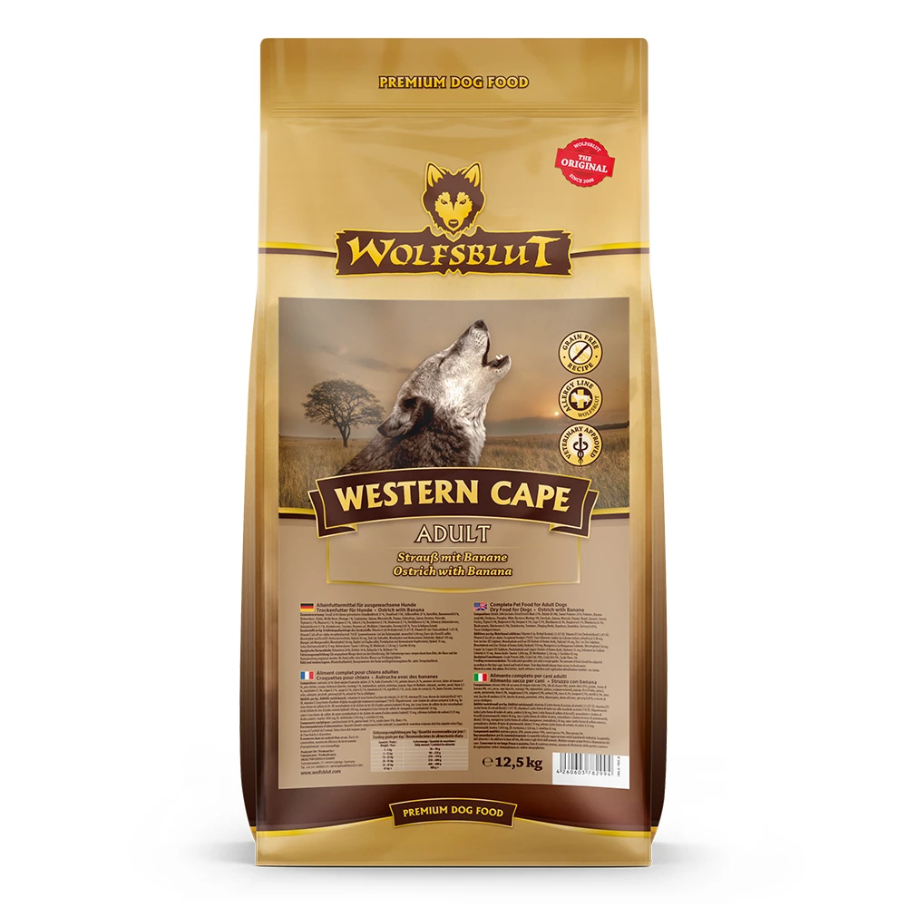 Wolfsblut Adult Western Cape - Strauß Und Banane Trockenfutter 2 X 12,5 Kg – Bild 2