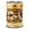 Wolfsblut Wild Duck - Ente Mit Kartoffeln Nassfutter 6 X 395 G -Angebote Futter Reich Store wb783052 wolfsblut nassfutter wildduck 395g dose 4260603783052 1000px shd 1