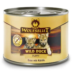 Wolfsblut Puppy Wild Duck - Ente Mit Kürbis Nassfutter 12 X 200 G