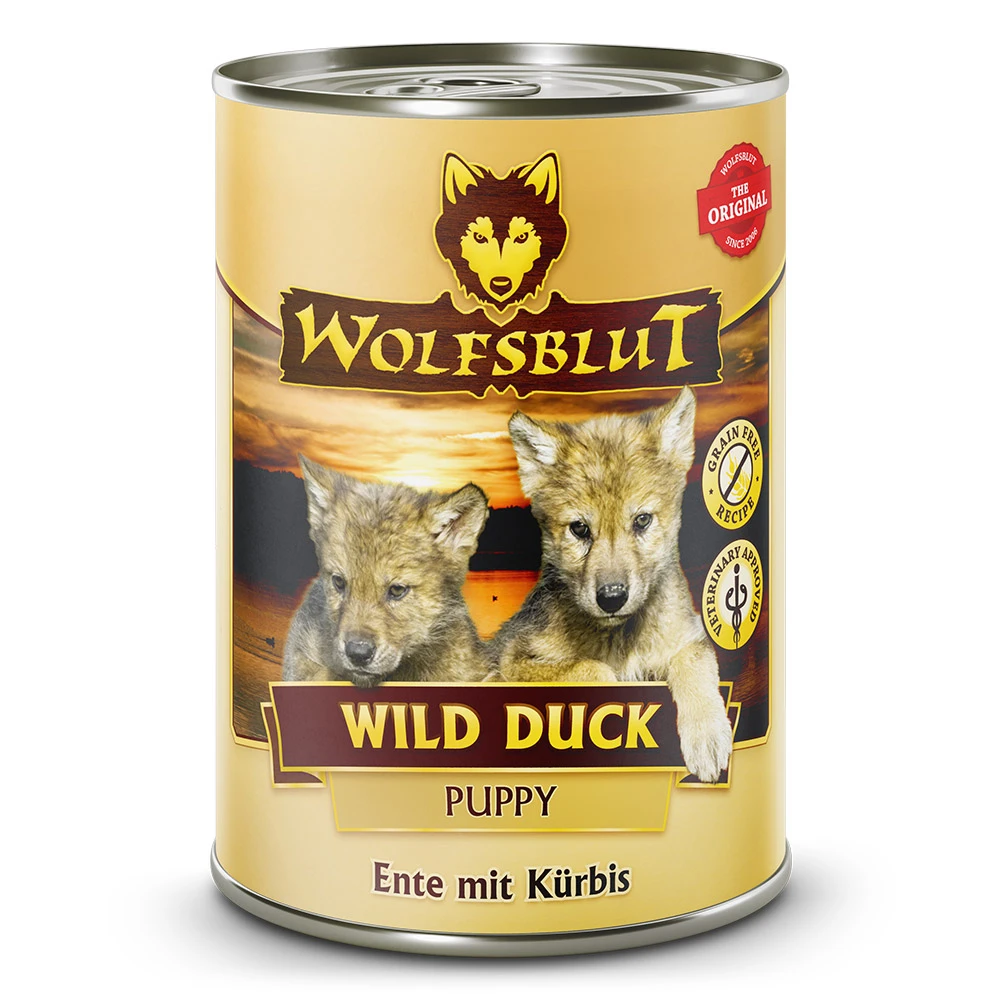 Wolfsblut Wild Duck - Ente Mit Kürbis Nassfutter 12 X 395 G 3 Wolfsblut Wild Duck - Ente Mit Kürbis Nassfutter 12 X 395 G