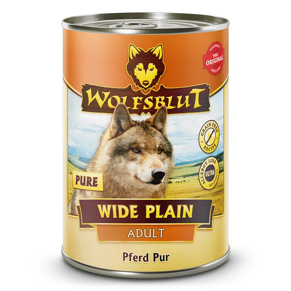 Wolfsblut Wide Plain Pure - Pferd Pur Nassfutter 12 X 395 G 3 Wolfsblut Wide Plain Pure - Pferd Pur Nassfutter 12 X 395 G