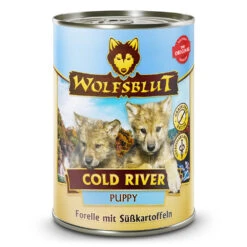 Wolfsblut Puppy Cold River - Forelle Mit Süßkartoffeln Nassfutter 24 X 395 G