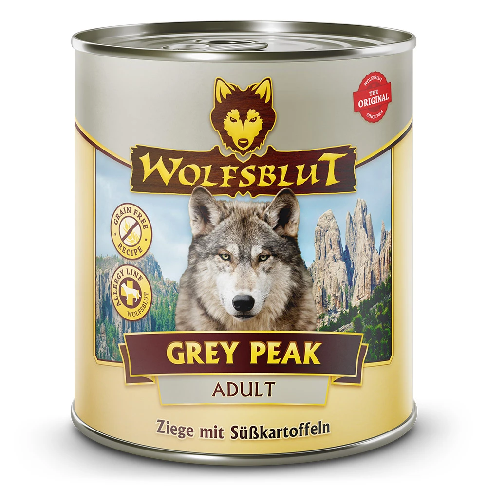 Wolfsblut Adult Grey Peak - Ziege Mit Süßkartoffeln Nassfutter 12 X 800 G