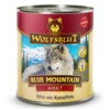 Wolfsblut Adult Blue Mountain - Wild Mit Kartoffeln Nassfutter 12 X 800 G 1 Wolfsblut Adult Blue Mountain - Wild Mit Kartoffeln Nassfutter 12 X 800 G -Angebote Futter Reich Store wb783762 wolfsblut nassfutter bluemountain 800g dose 4260603783762 1000px shd 1