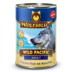 Wolfsblut Wild Pacific - 4 Sorten Fisch Mit Kartoffeln Nassfutter 12 X 395 G