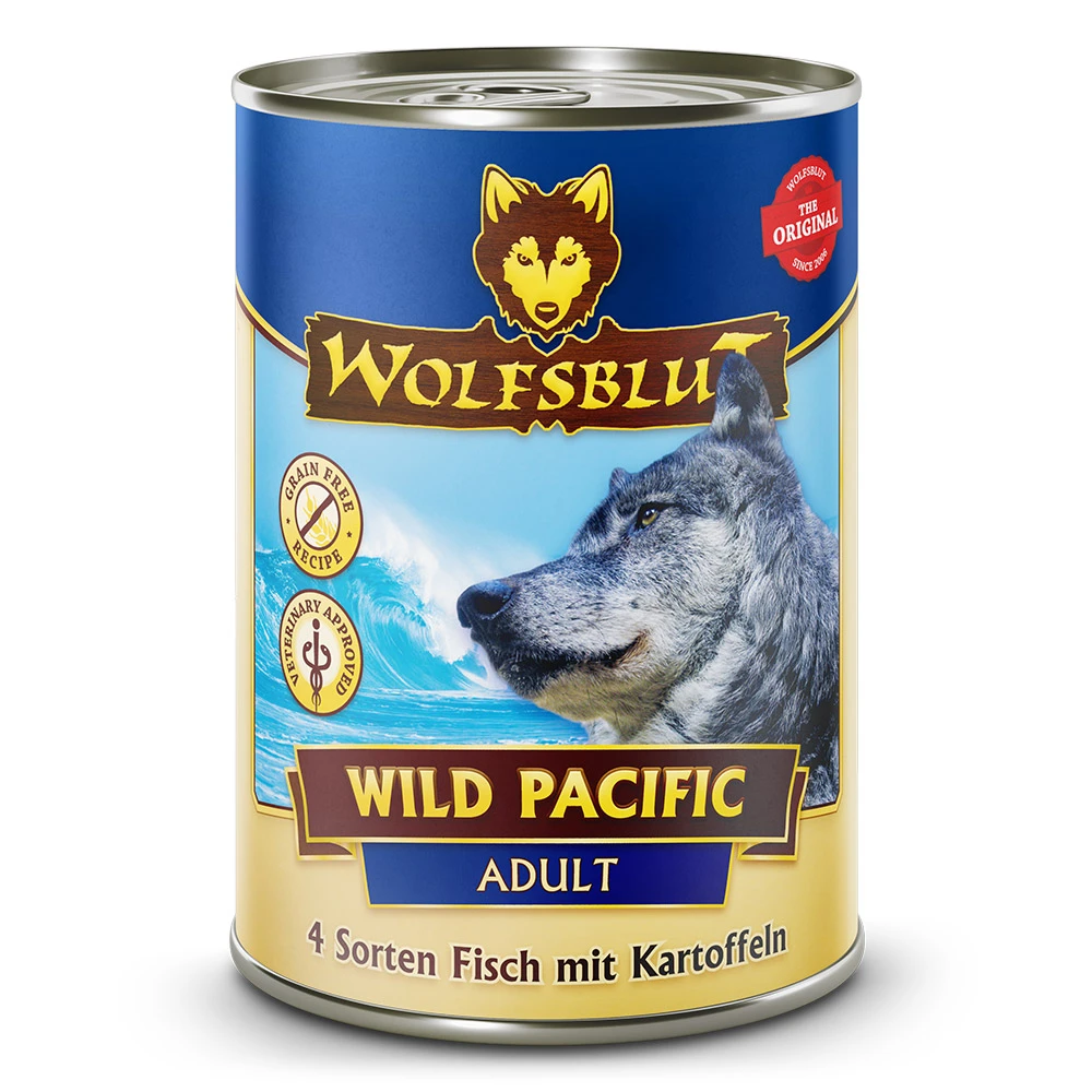 Wolfsblut Wild Pacific - 4 Sorten Fisch Mit Kartoffeln Nassfutter 12 X 395 G 3 Wolfsblut Wild Pacific - 4 Sorten Fisch Mit Kartoffeln Nassfutter 12 X 395 G