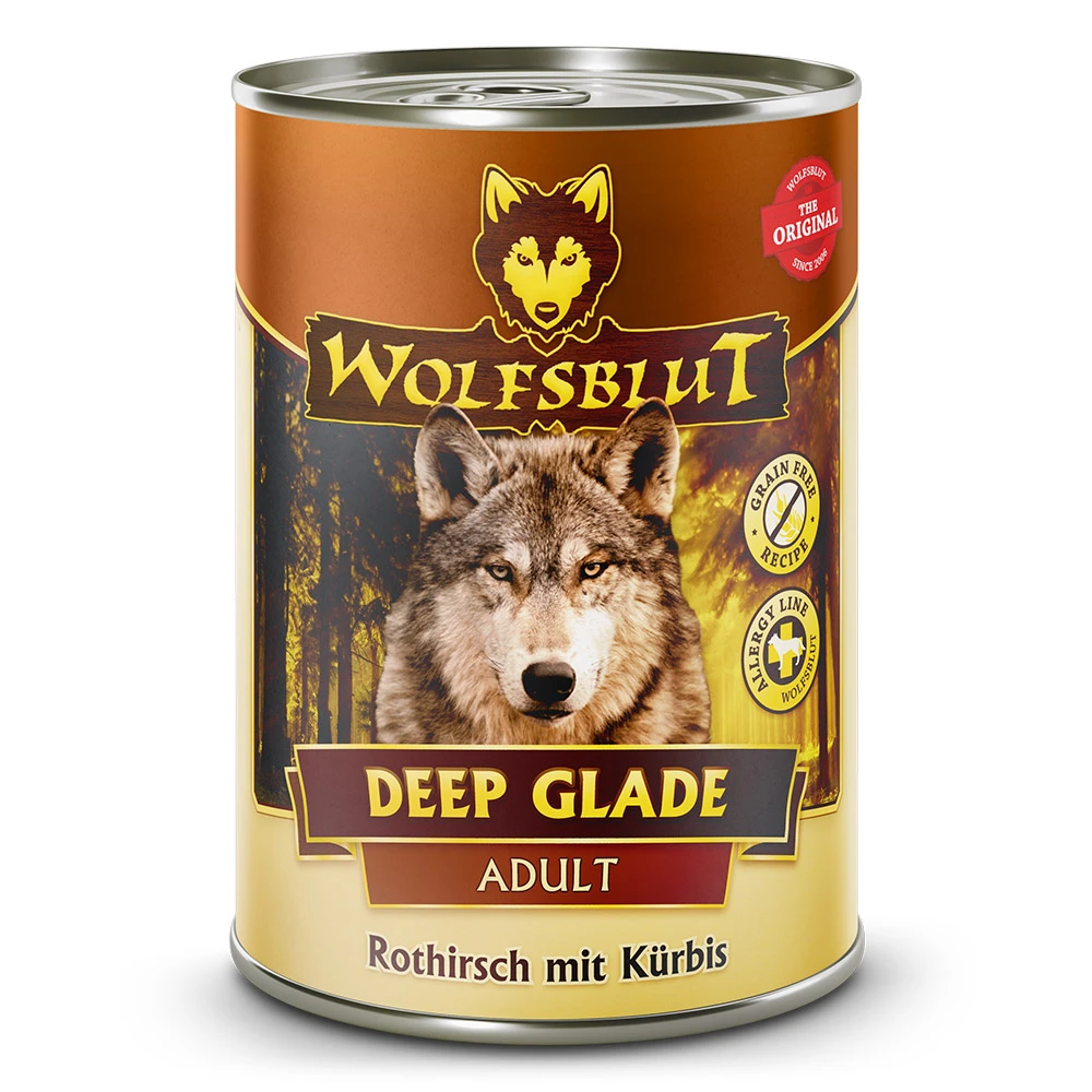 Wolfsblut Deep Glade - Rothirsch Mit Kürbis Nassfutter 6 X 395 G 3 Wolfsblut Deep Glade - Rothirsch Mit Kürbis Nassfutter 6 X 395 G