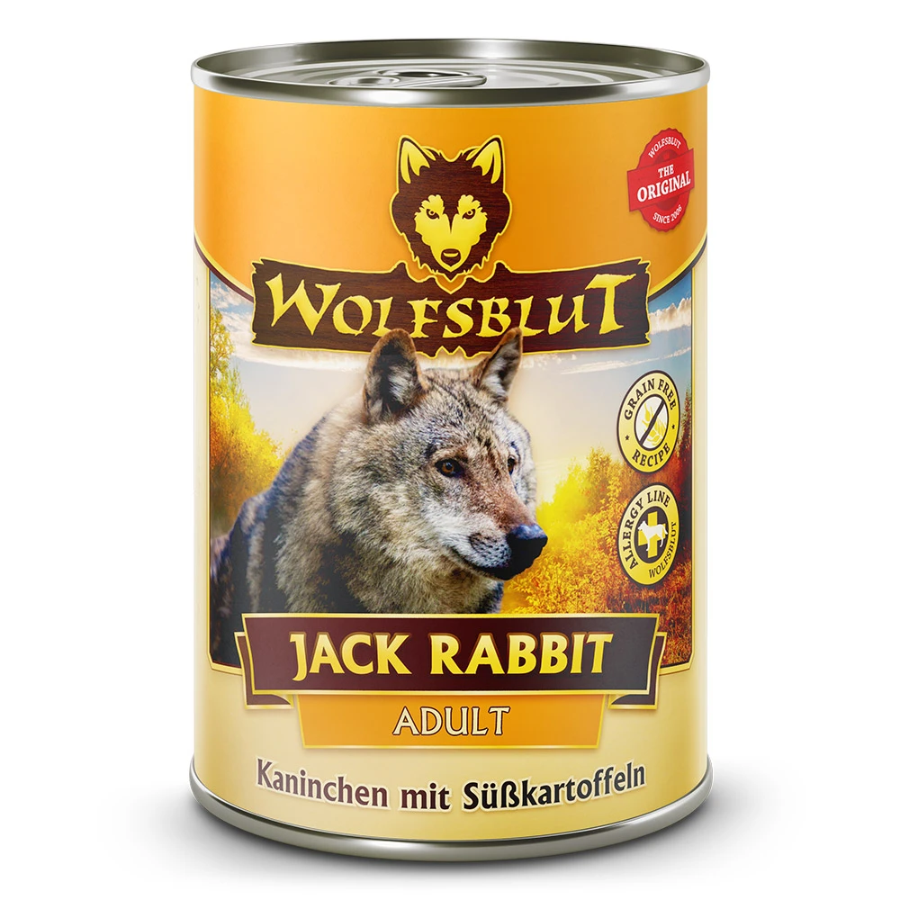 Wolfsblut Jack Rabbit - Kaninchen Mit Süßkartoffeln Nassfutter 6 X 395 G 3 Wolfsblut Jack Rabbit - Kaninchen Mit Süßkartoffeln Nassfutter 6 X 395 G