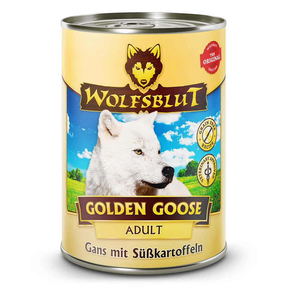 Wolfsblut Golden Goose - Gans Mit Süßkartoffeln Nassfutter 24 X 395 G 4 Wolfsblut Golden Goose - Gans Mit Süßkartoffeln Nassfutter 24 X 395 G – Bild 2