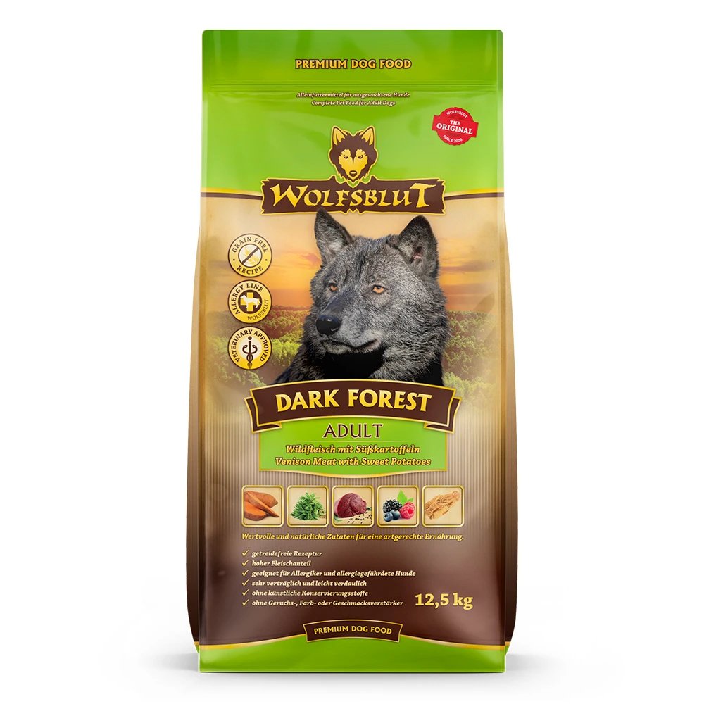 Wolfsblut Adult Dark Forest - Wild Und Süßkartoffel Trockenfutter 12,5 Kg – Bild 2