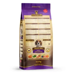 Wolfsblut Adult Black Bird - Truthahn Und Süßkartoffel Trockenfutter 12,5 Kg -Angebote Futter Reich Store wb784677 wolfsblut trockenfutter blackbird 12 5kg back 4260603784677 1000px shd