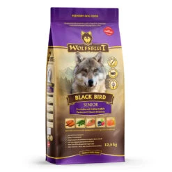 Wolfsblut Senior Black Bird - Truthahn Und Süßkartoffel Trockenfutter 12,5 Kg