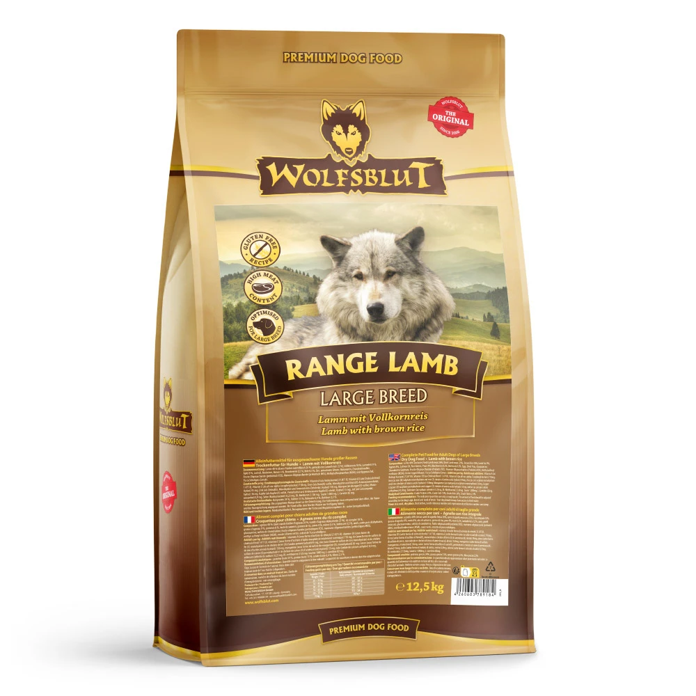 Wolfsblut Large Breed Range Lamb Trockenfutter 12,5 Kg 3 Wolfsblut Large Breed Range Lamb Trockenfutter 12,5 Kg