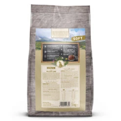 Wildes Land Soft Adult Huhn Mit Reis Und Wildkräutern Trockenfutter 5 Kg -Angebote Futter Reich Store wl514940 wildesland softfutter hund huhn 5kg back 4250839514940 1000px shd