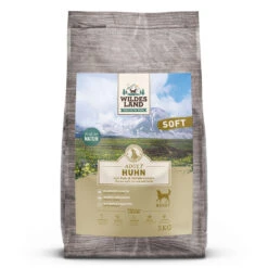 Wildes Land Soft Adult Trio Trockenfutter 3 X 5 Kg -Angebote Futter Reich Store wl514940 wildesland softfutter hund huhn 5kg front 4250839514940 1000px shd 2