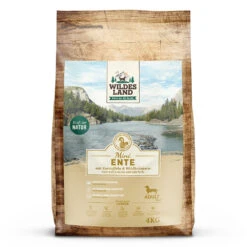 Wildes Land Classic Mini Ente Mit Kartoffeln Und Wildkräutern Trockenfutter 4 Kg