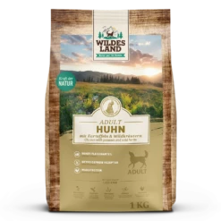 Wildes Land Classic Adult Huhn Mit Kartoffeln Und Wildkräutern Trockenfutter 4 X 1 Kg