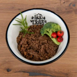 Wildes Land Classic Adult Kalb Mit Brokkoli, Hagebutte, Wildkräutern Und Distelöl Nassfutter 12 X 800 G -Angebote Futter Reich Store wl hund nafu classic kalb 1000px 1 5